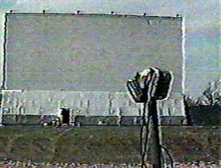 Maple City Drive-In Theatre - Screen With Speaker - Photo From Rg